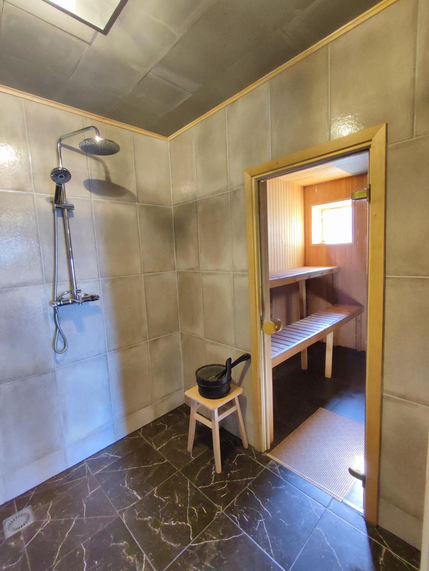 Liyeplauke Modern Sauna Cabin In Horse Ranch מראה חיצוני תמונה
